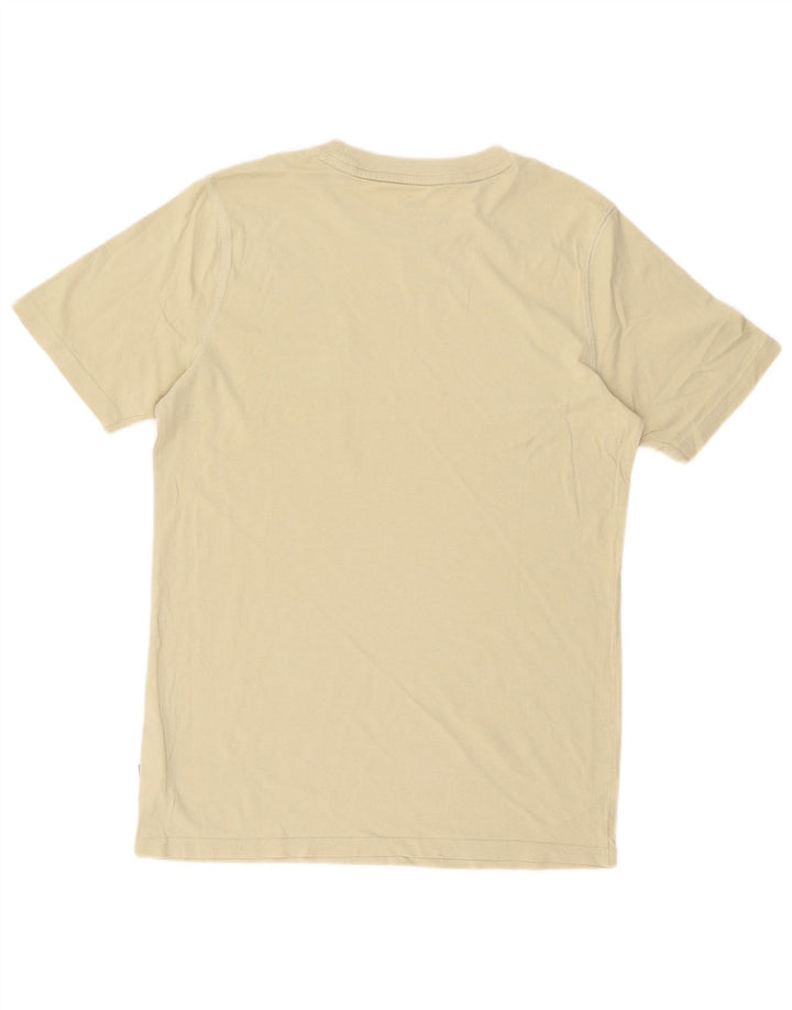 PUMA Mens Graphic T-Shirt Top Small Khaki Cotton