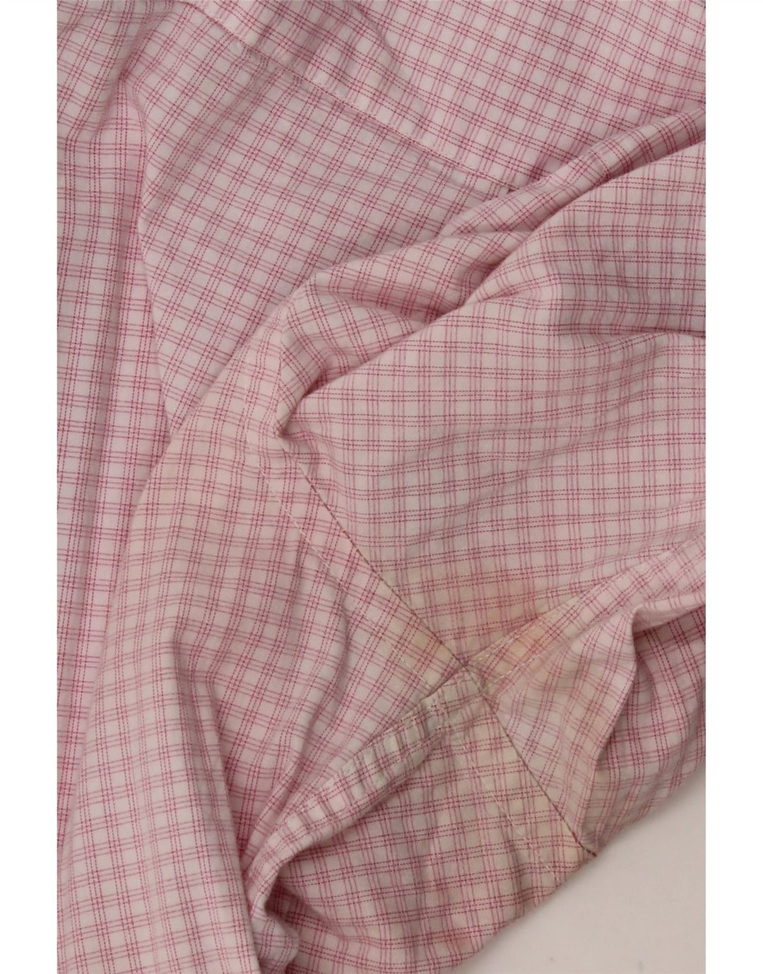 TOMMY HILFIGER Mens Custom Fit Shirt Medium Pink Check Cotton Vintage Tommy Hilfiger and Second-Hand Tommy Hilfiger from Messina Hembry 