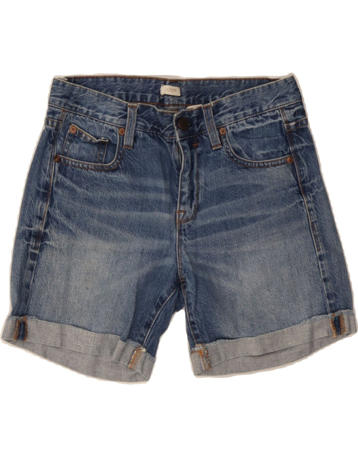 J. CREW Womens Denim Shorts W26 Small  Blue Cotton Vintage J. Crew and Second-Hand J. Crew from Messina Hembry 