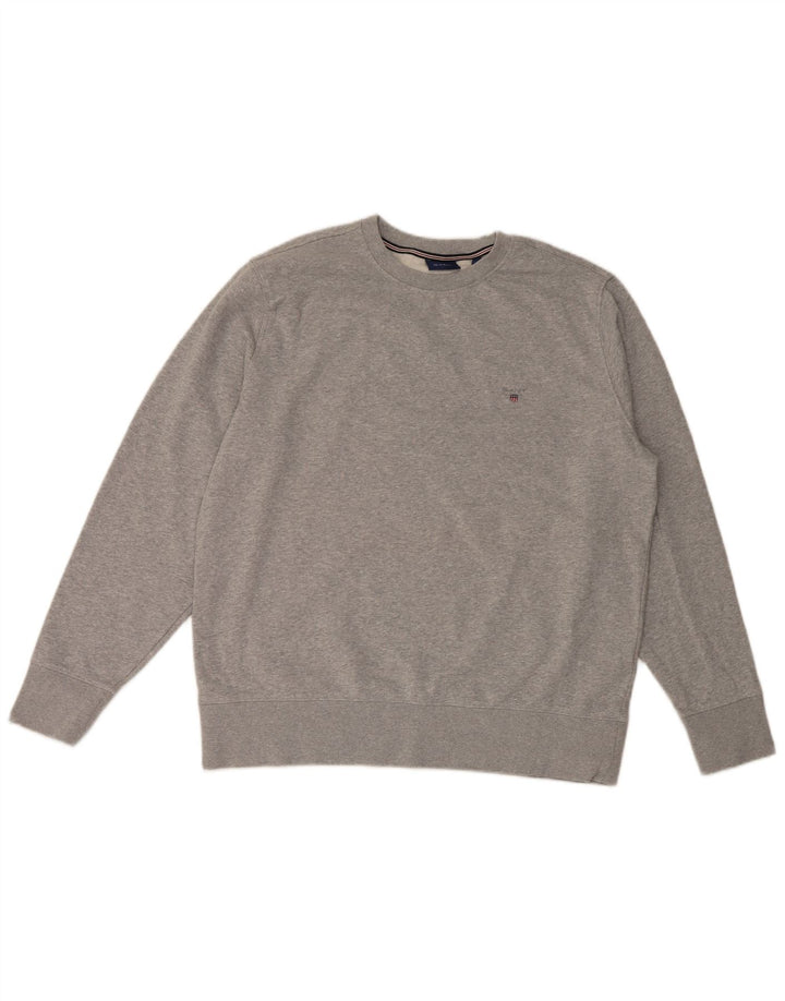 Gant Mens Sweatshirt Jumper XL Grey Cotton
