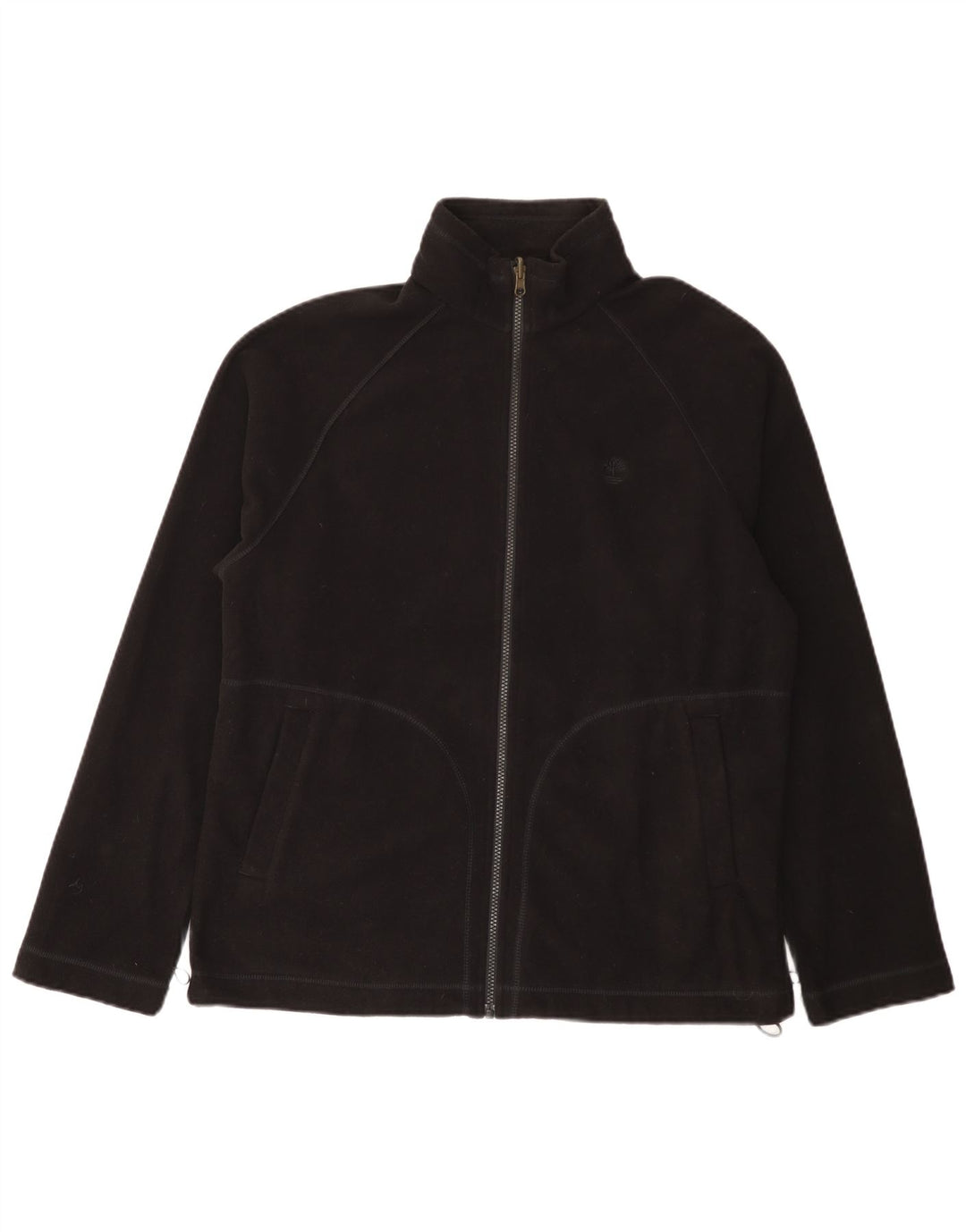 Timberland Mens Fleece Jacket UK 38 Medium Black Polyester