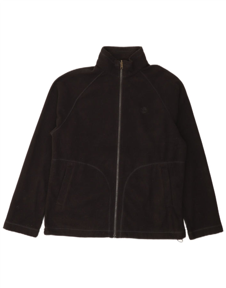 Timberland Mens Fleece Jacket UK 38 Medium Black Polyester