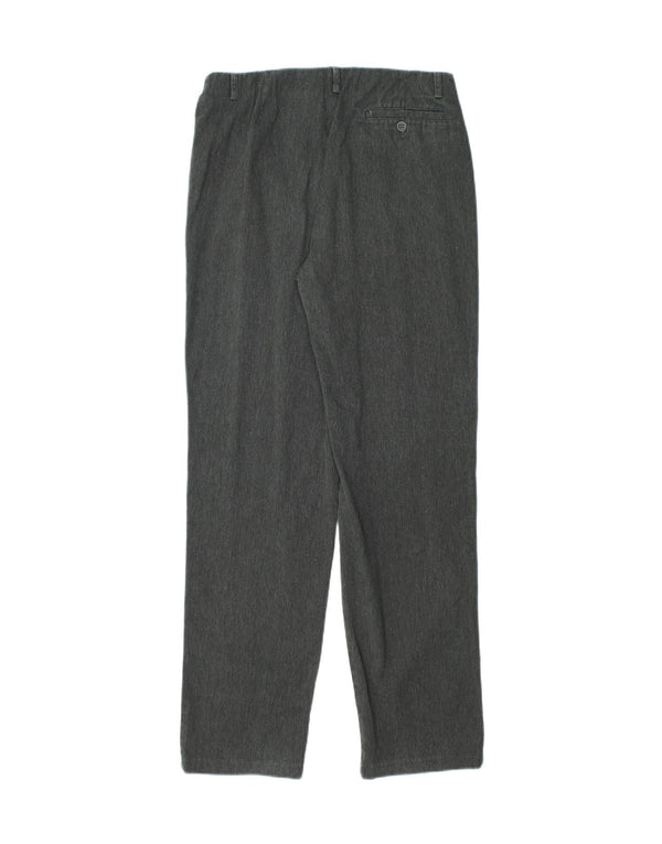 Dockers Womens High Waist Tapered Chino Trousers US 10 Large W30 L32 Grey