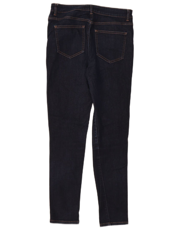 Karen Millen Womens Skinny Jeans UK 12 Medium W32 L29 Navy Blue