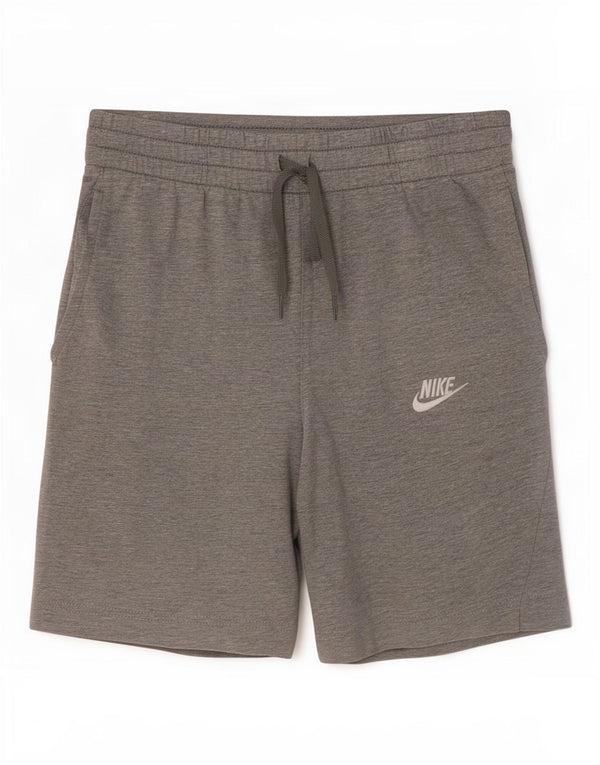 Nike Boys Sport Shorts 10-11 Years Medium Grey Cotton