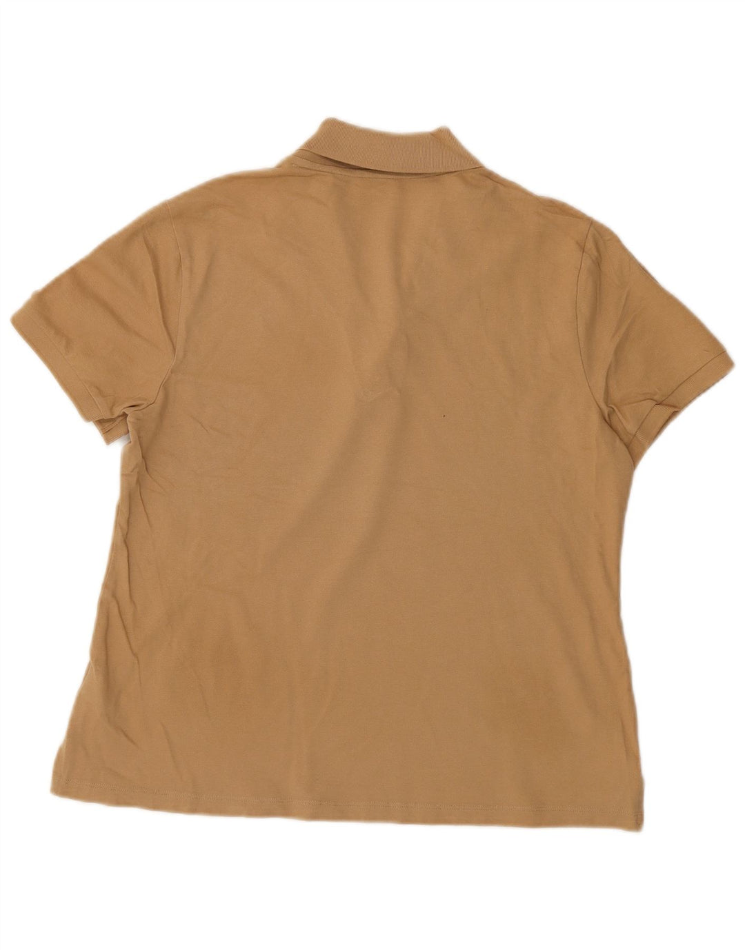 NAUTICA Womens Polo Shirt UK 18 XL Beige Cotton