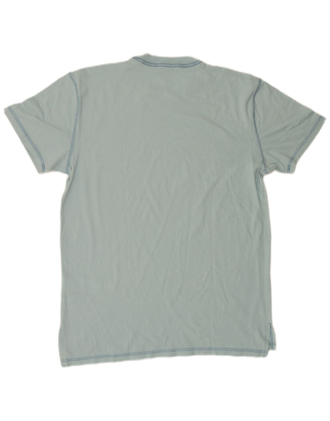 Hollister Mens T-Shirt Top Medium Blue Cotton