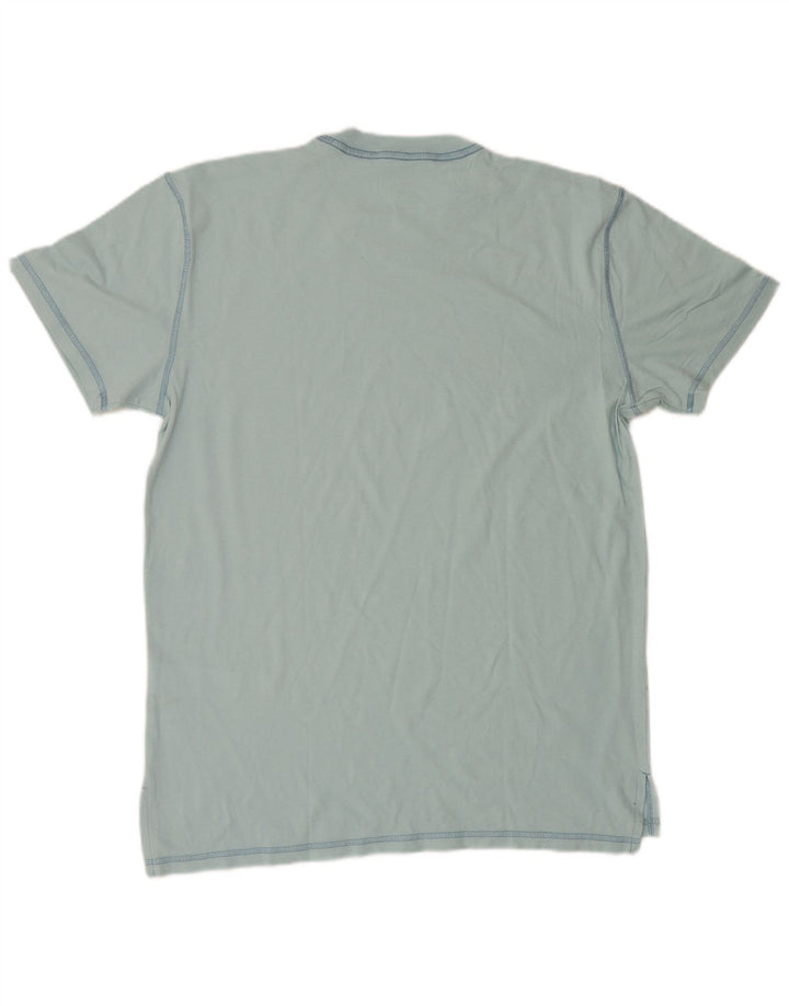 Hollister Mens T-Shirt Top Medium Blue Cotton