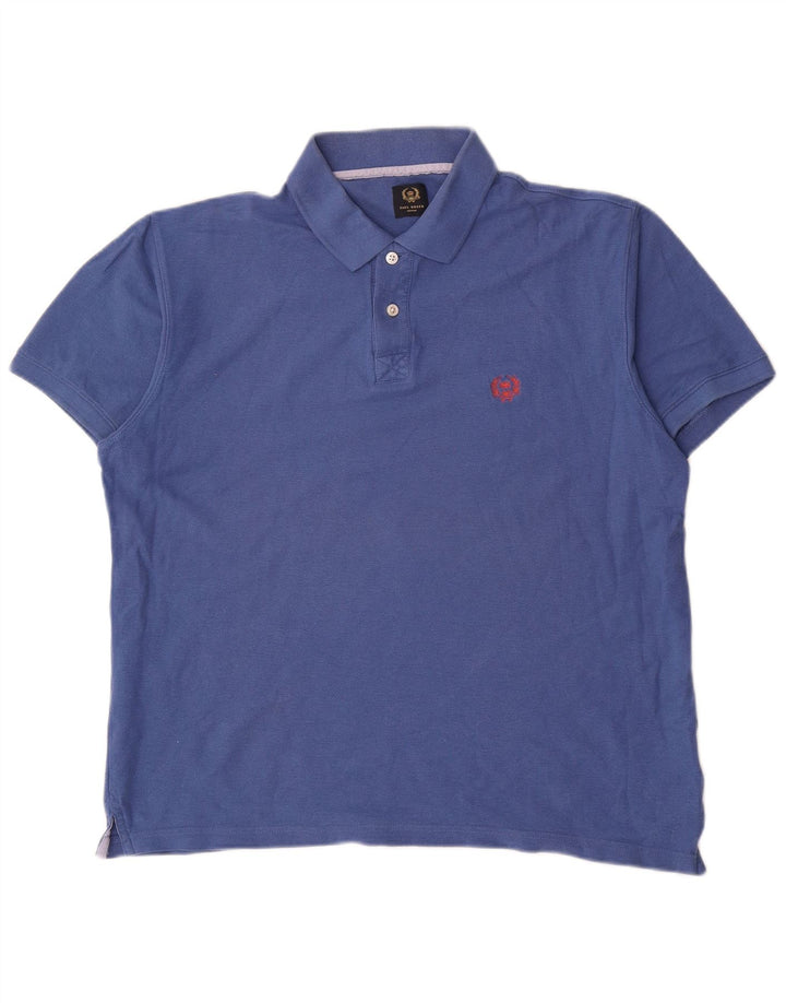 Paul Rosen Mens Polo Shirt Large Blue