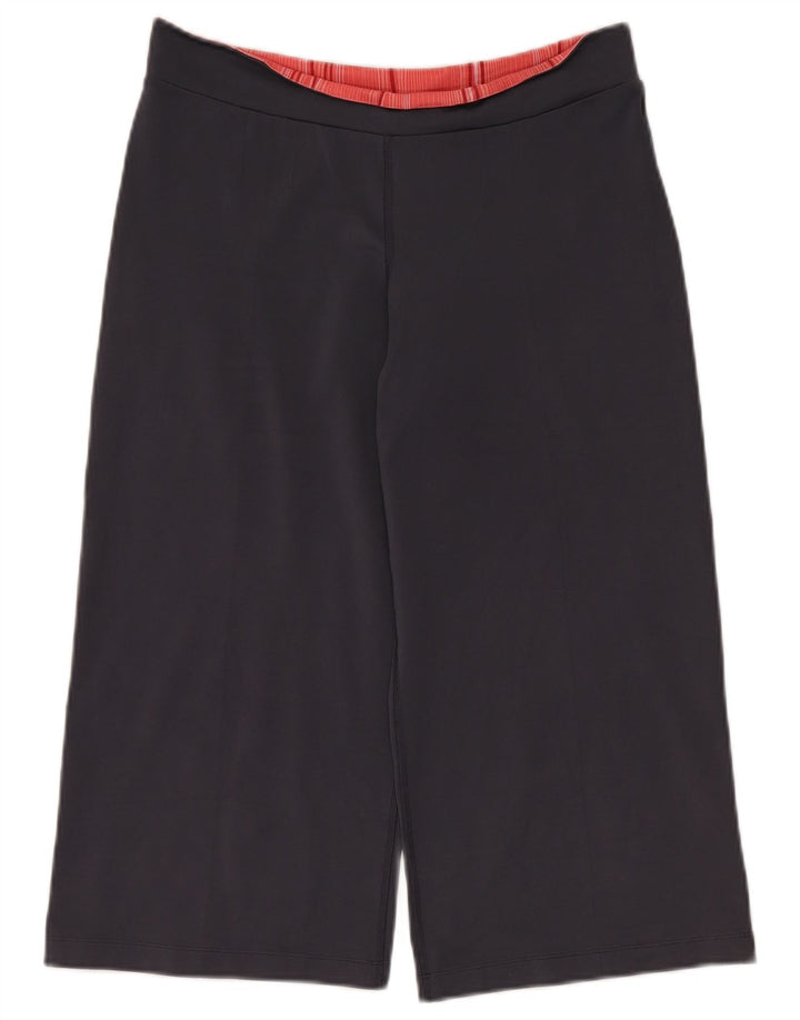 ADIDAS Womens Capri Wide Leg Tracksuit Trousers UK 16 Large  Navy Blue