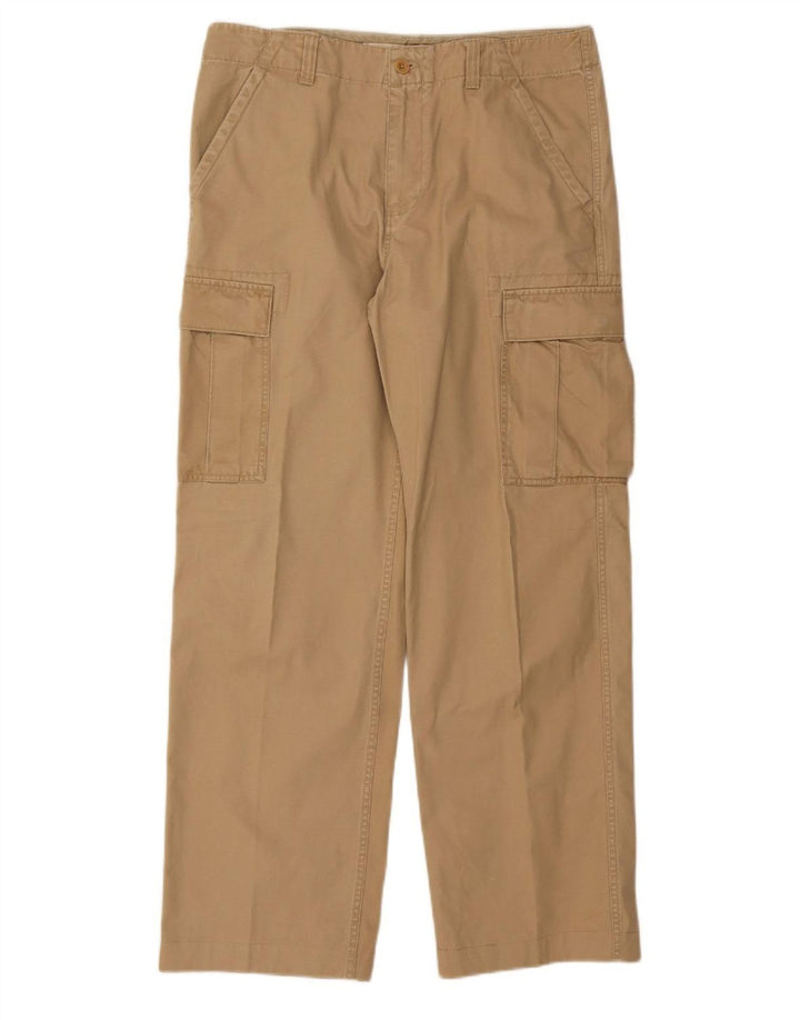 TIMBERLAND Mens Trenton Straight Cargo Trousers W34 L31 Beige Cotton