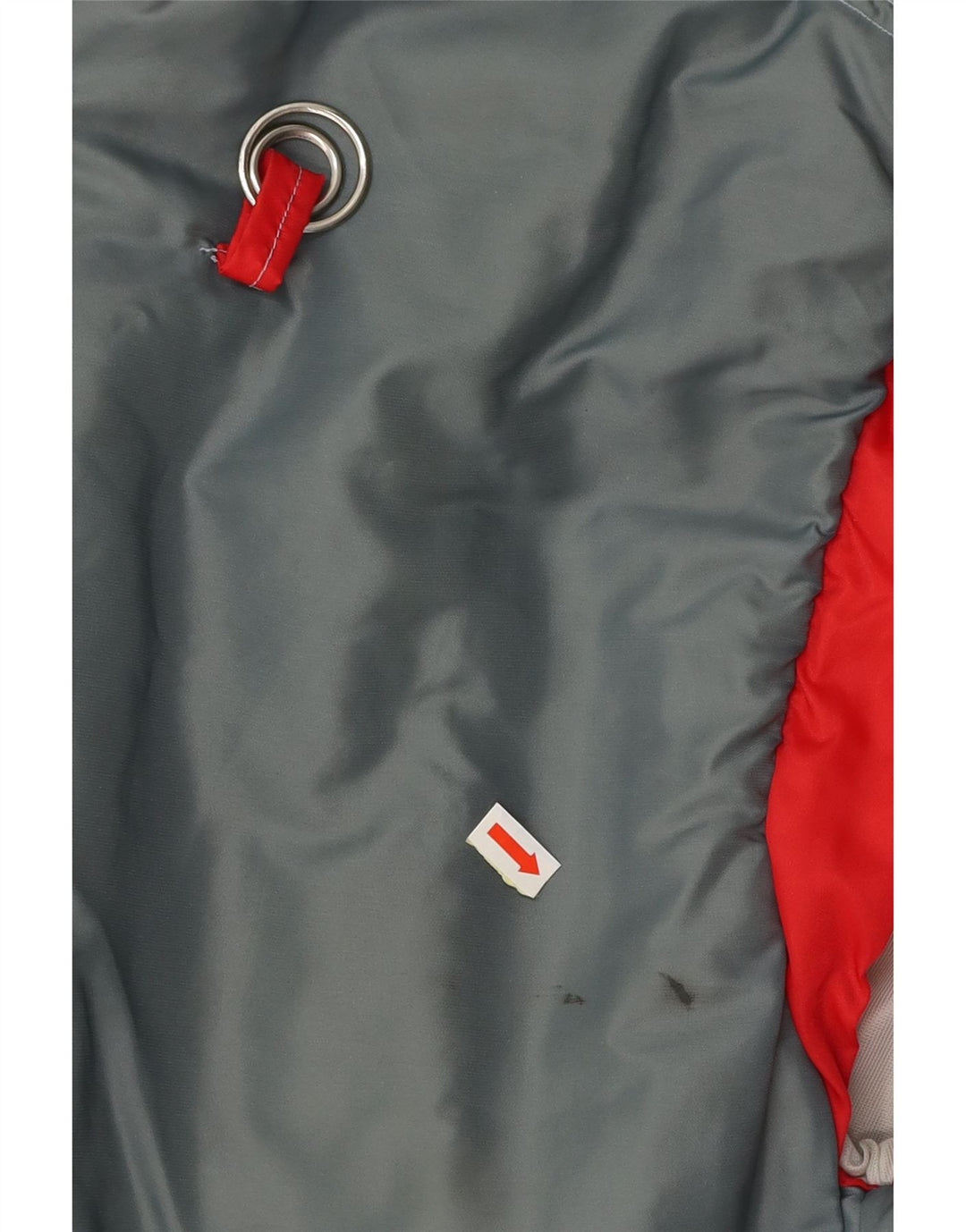 JACK DANIELS Womens Gilet UK 16 Large Grey Colourblock