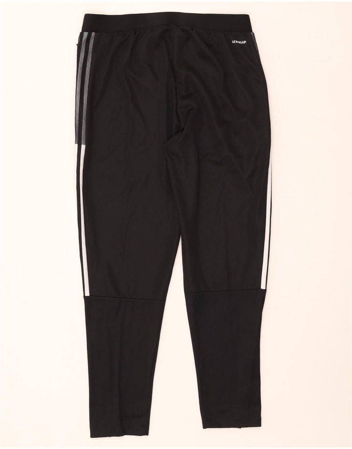 Adidas Mens Aeroready Tracksuit Trousers Large  Black Polyester
