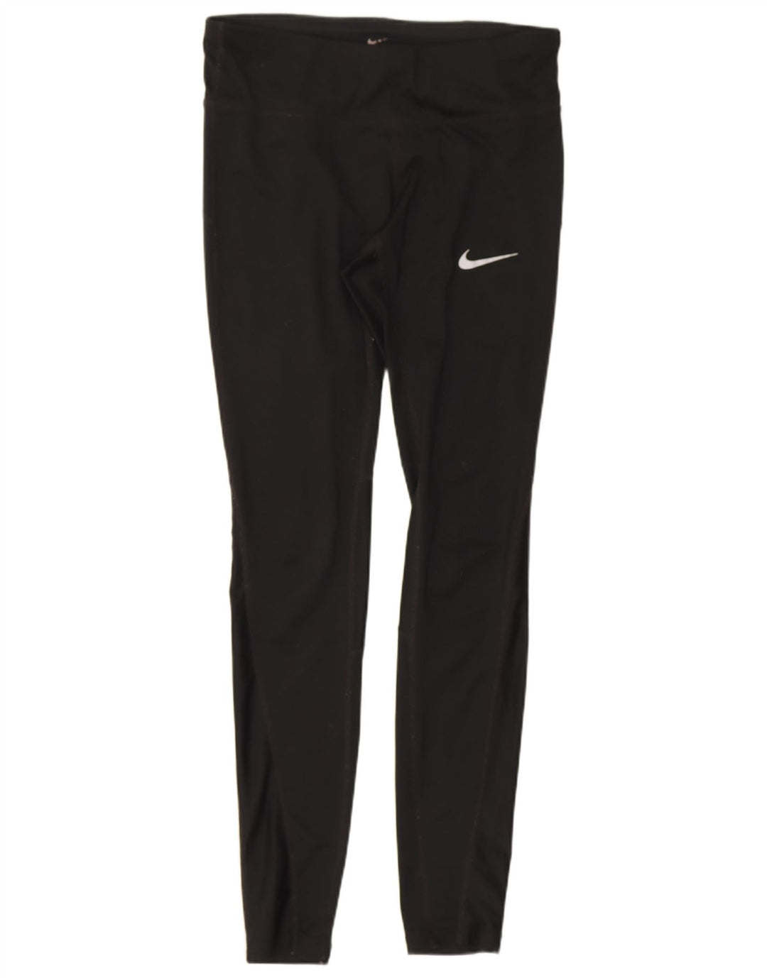 Nike Womens Dri Fit Leggings UK 8 Small Black Polyester