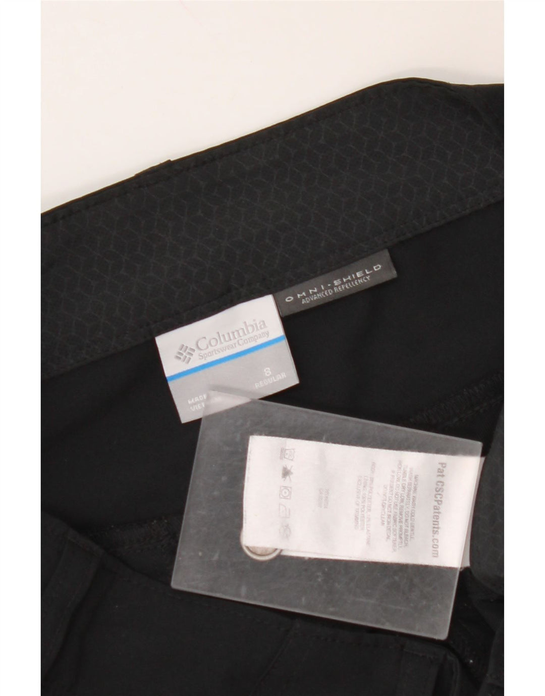 COLUMBIA Womens Omni-Shield Bootcut Trousers US 8 Medium W32 L33 Black