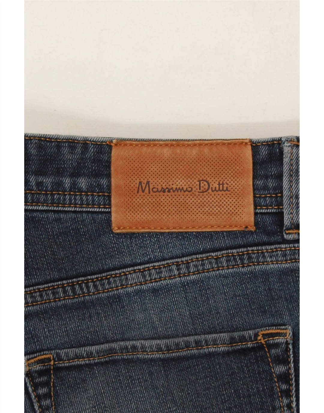 MASSIMO DUTTI Mens Straight Jeans EU 40 Medium W31 L28 Navy Blue Vintage Massimo Dutti and Second-Hand Massimo Dutti from Messina Hembry 