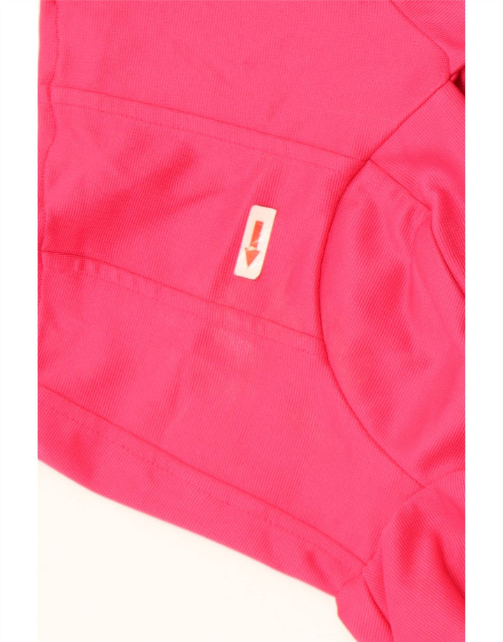 Zara Womens Long Sleeve Crop Top UK 8 Small Pink