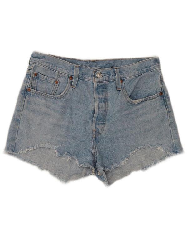 Levi's Womens 501 Denim Shorts W28 Medium  Blue Cotton