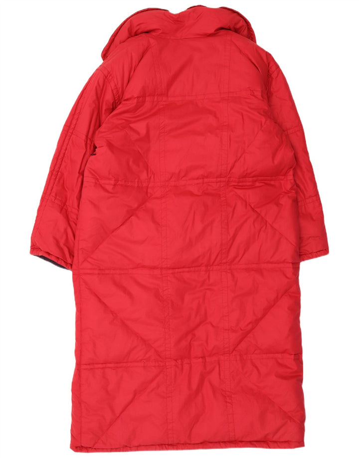 HEAD Womens Oversized Reversible Padded Coat IT 48 XL Red Cotton