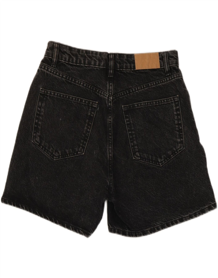 ZARA Womens Denim Shorts EU 38 Small W28 Grey Cotton Vintage Zara and Second-Hand Zara from Messina Hembry 