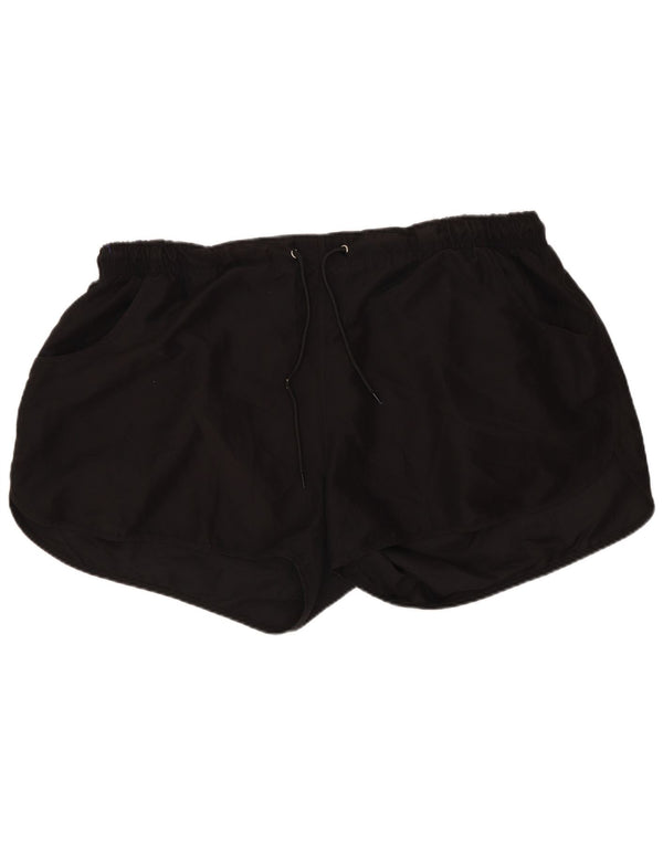 Mountain Warehouse Womens Sport Shorts UK 20 2XL Black Polyester Sports