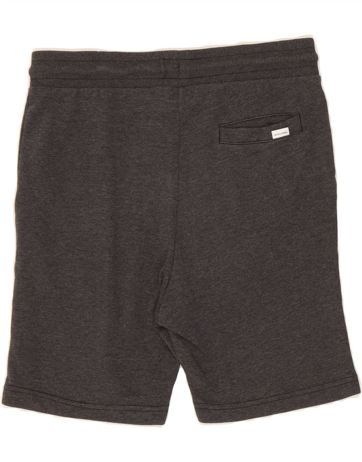 JACK & JONES Mens Sport Shorts Small  Grey Cotton Vintage Jack & Jones and Second-Hand Jack & Jones from Messina Hembry 