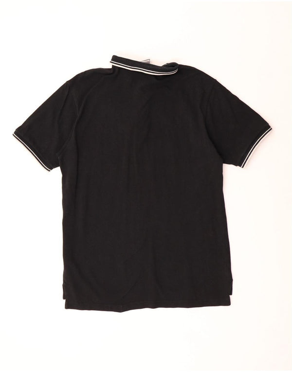 Umbro Boys Polo Shirt 15-16 Years 2XL Black Cotton