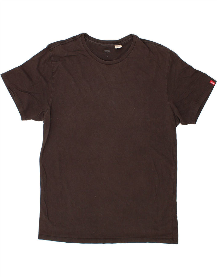 LEVI'S Mens T-Shirt Top XL Black Cotton Vintage Levi's and Second-Hand Levi's from Messina Hembry 