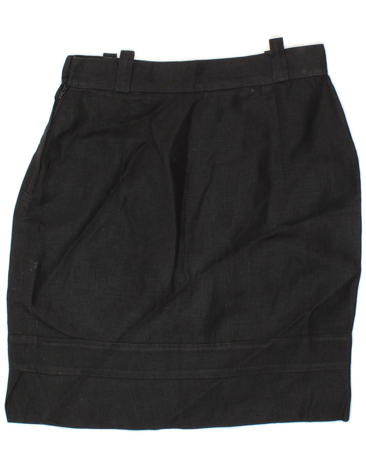 VINTAGE Womens Pencil Skirt IT 44 Medium W28  Black Vintage Vintage and Second-Hand Vintage from Messina Hembry 