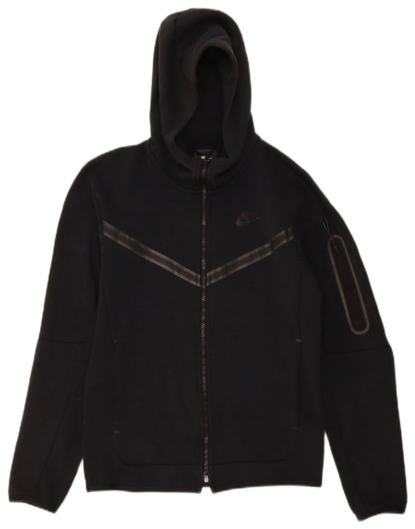 Nike Mens Zip Hoodie Sweater XS Black Cotton