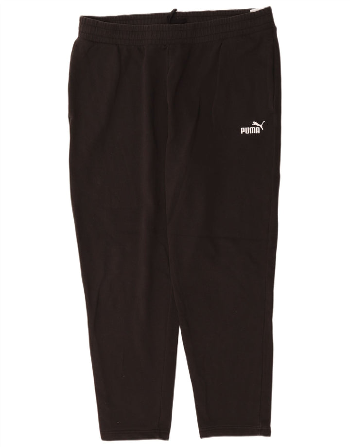 Puma Mens Tracksuit Trousers 2XL Black Cotton