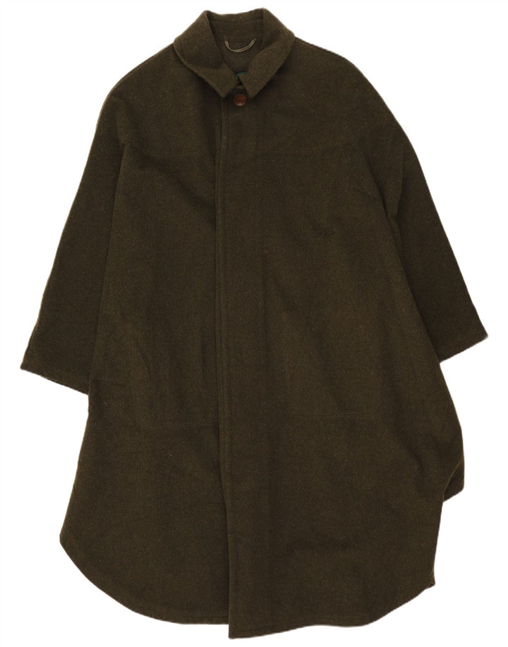 Weyrer Mens Cape Coat One Size Khaki Wool