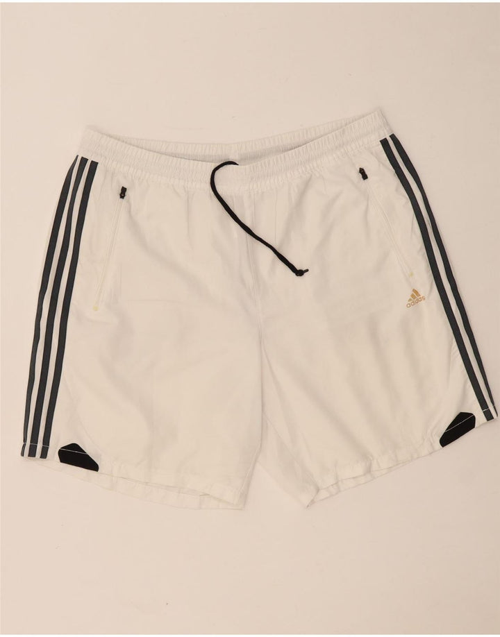 ADIDAS Mens Climacool Sport Shorts XL  White Polyester