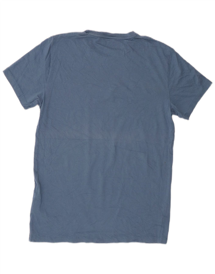 Superdry Mens T-Shirt Top XL Blue Cotton