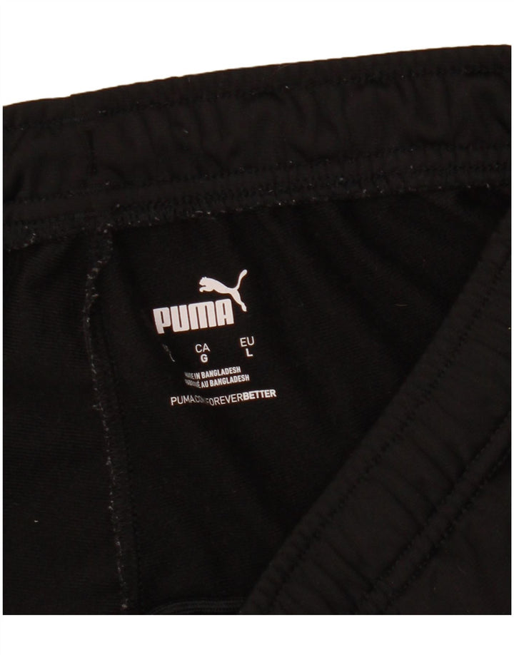 PUMA Mens Tracksuit Trousers Large Black