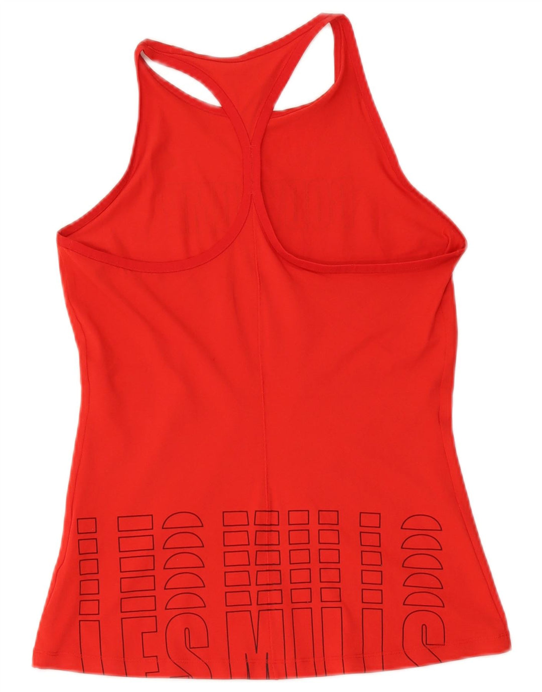 Reebok Womens Bodypump Graphic Vest Top UK 12/14 Medium Red Polyester