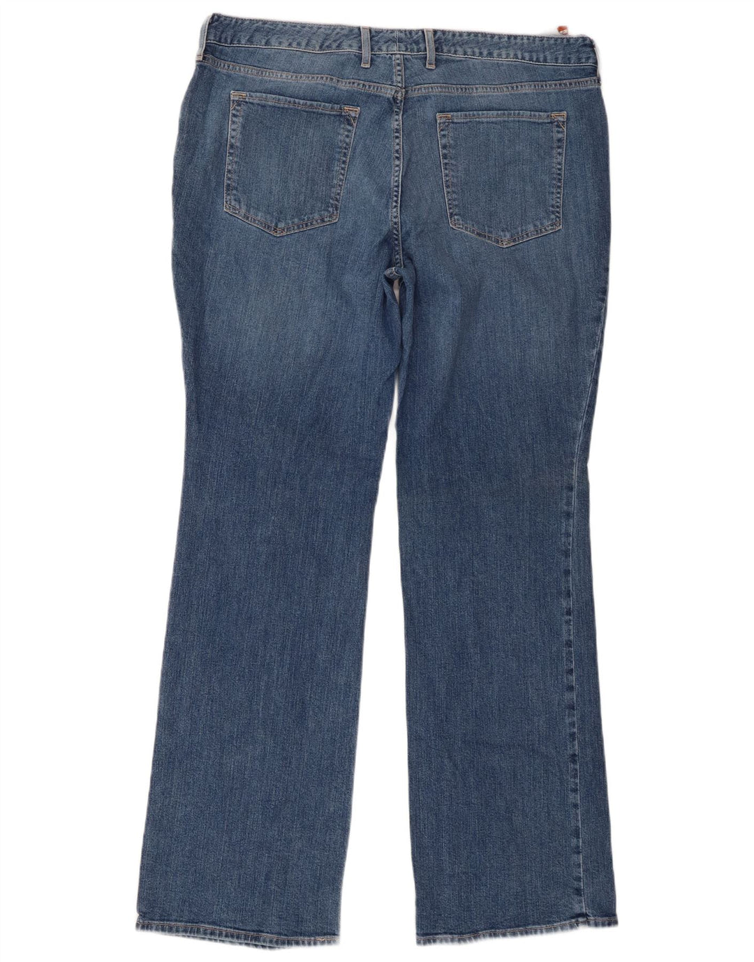 EDDIE BAUER Womens Curvy Bootcut Jeans US 16 2XL W36 L32 Blue Cotton