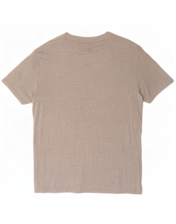 Tommy Hilfiger Mens Graphic T-Shirt Top Medium Grey Cotton