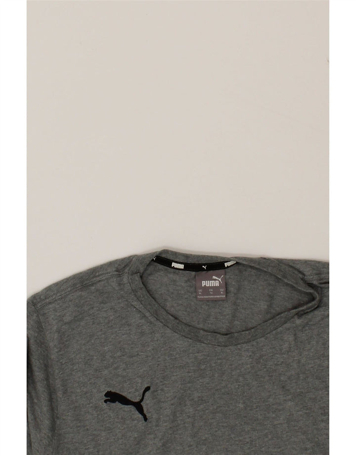PUMA Mens T-Shirt Top XL Grey Cotton Vintage Puma and Second-Hand Puma from Messina Hembry 