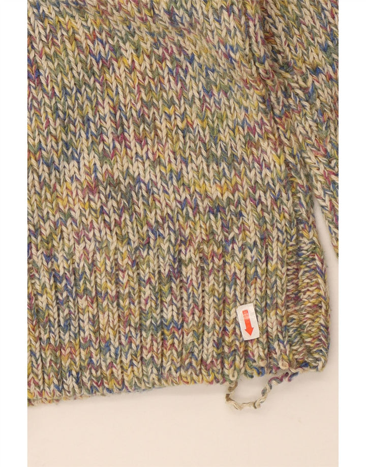 Fat Face Womens Turtle Neck Jumper Sweater UK 10 Small Multicoloured
