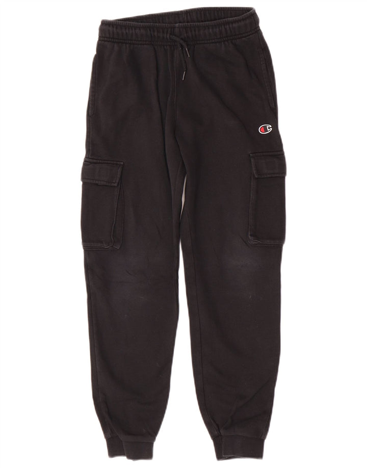 Champion Boys Tracksuit Trousers Joggers 9-10 Years Medium Black