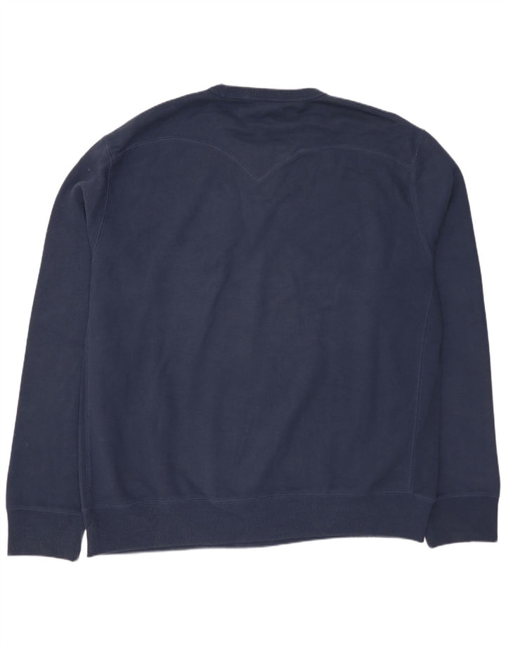 LEVI'S Mens Standard Fit Sweatshirt Jumper 2XL Navy Blue Cotton