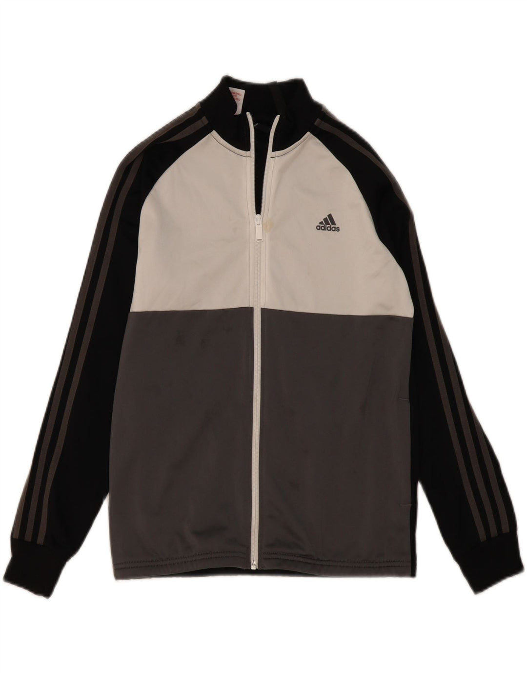 ADIDAS Boys Primegreen Tracksuit Top Jacket 13-14 Years Multicoloured