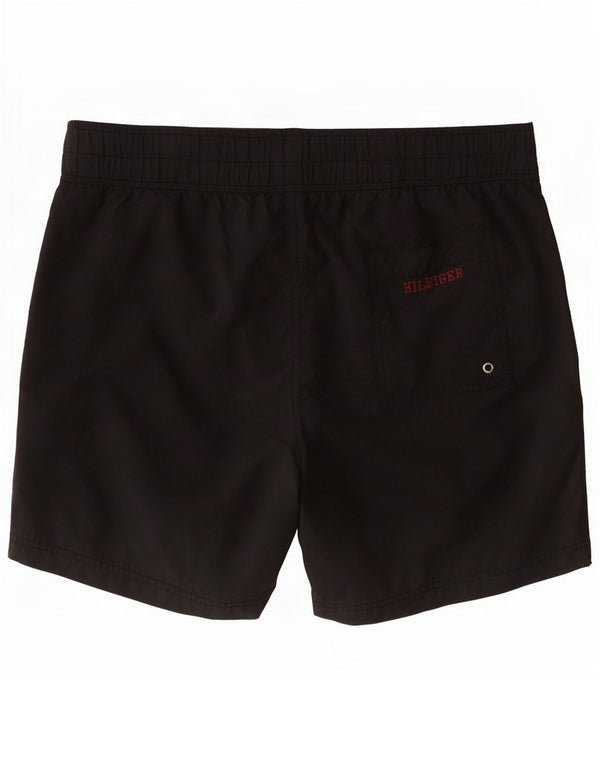 Tommy Hilfiger Mens Swimming Shorts XL Black Colourblock Nylon