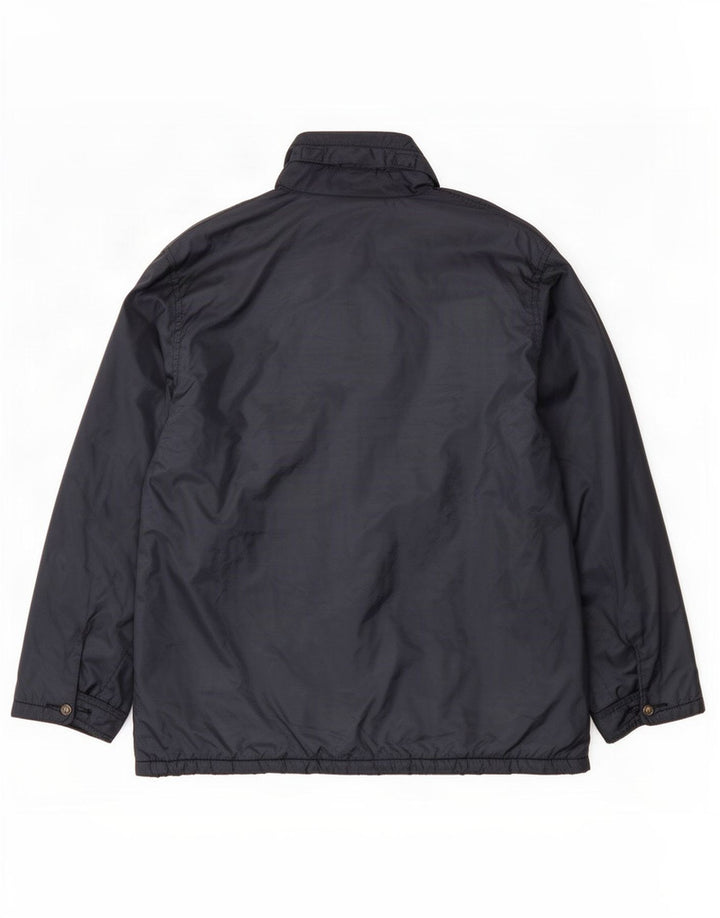 America Mens Windbreaker Jacket UK 42 XL Navy Blue Polyester