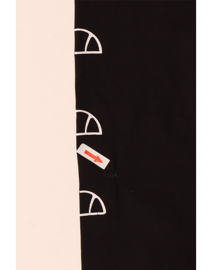 Ellesse Womens Graphic Leggings UK 14 Large  Black