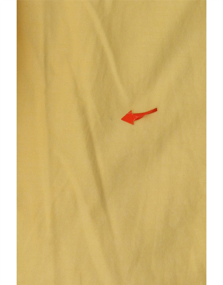 Hollister Mens Shirt Medium Yellow Cotton
