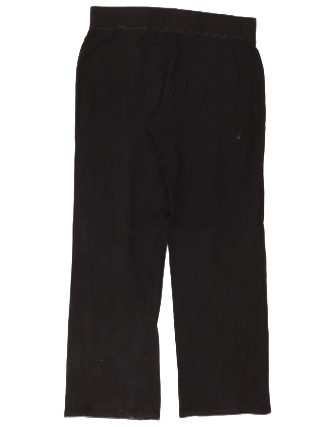 Marks & Spencer Womens Tracksuit Trousers UK 12 Medium Black Cotton