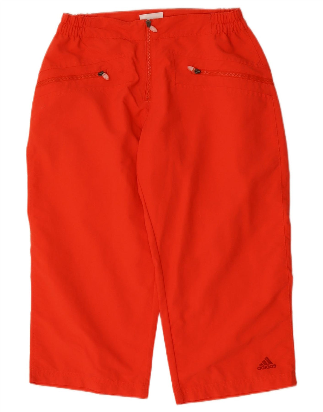 ADIDAS Womens Bermuda Shorts UK 10 Small W28  Orange Polyamide