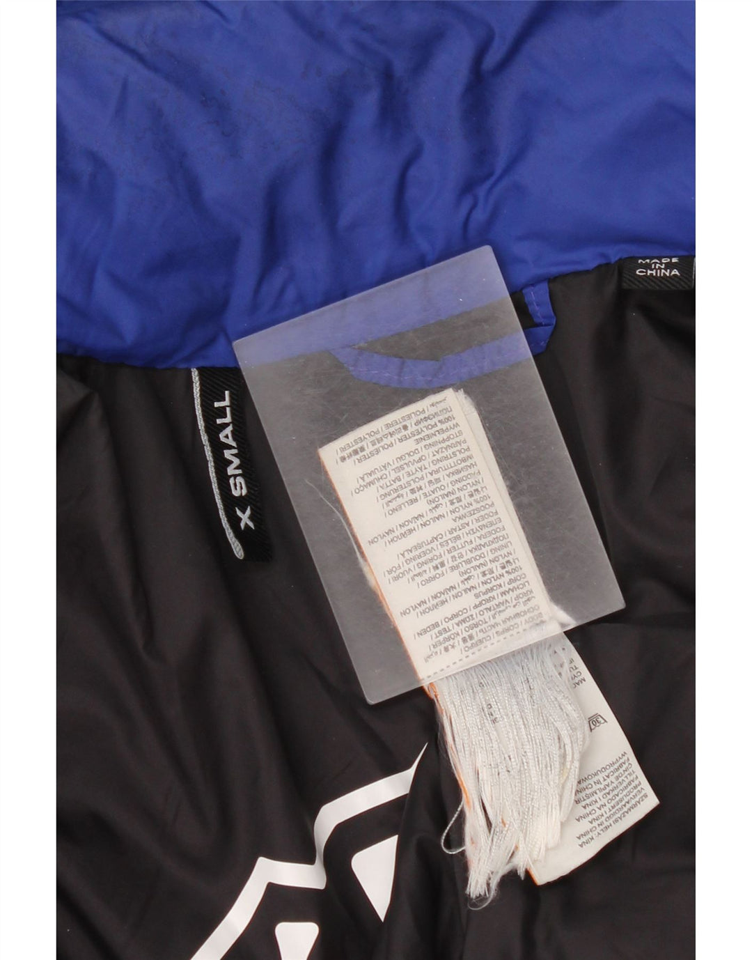 Superdry Womens Hooded Padded Jacket UK 10 Small Blue Nylon